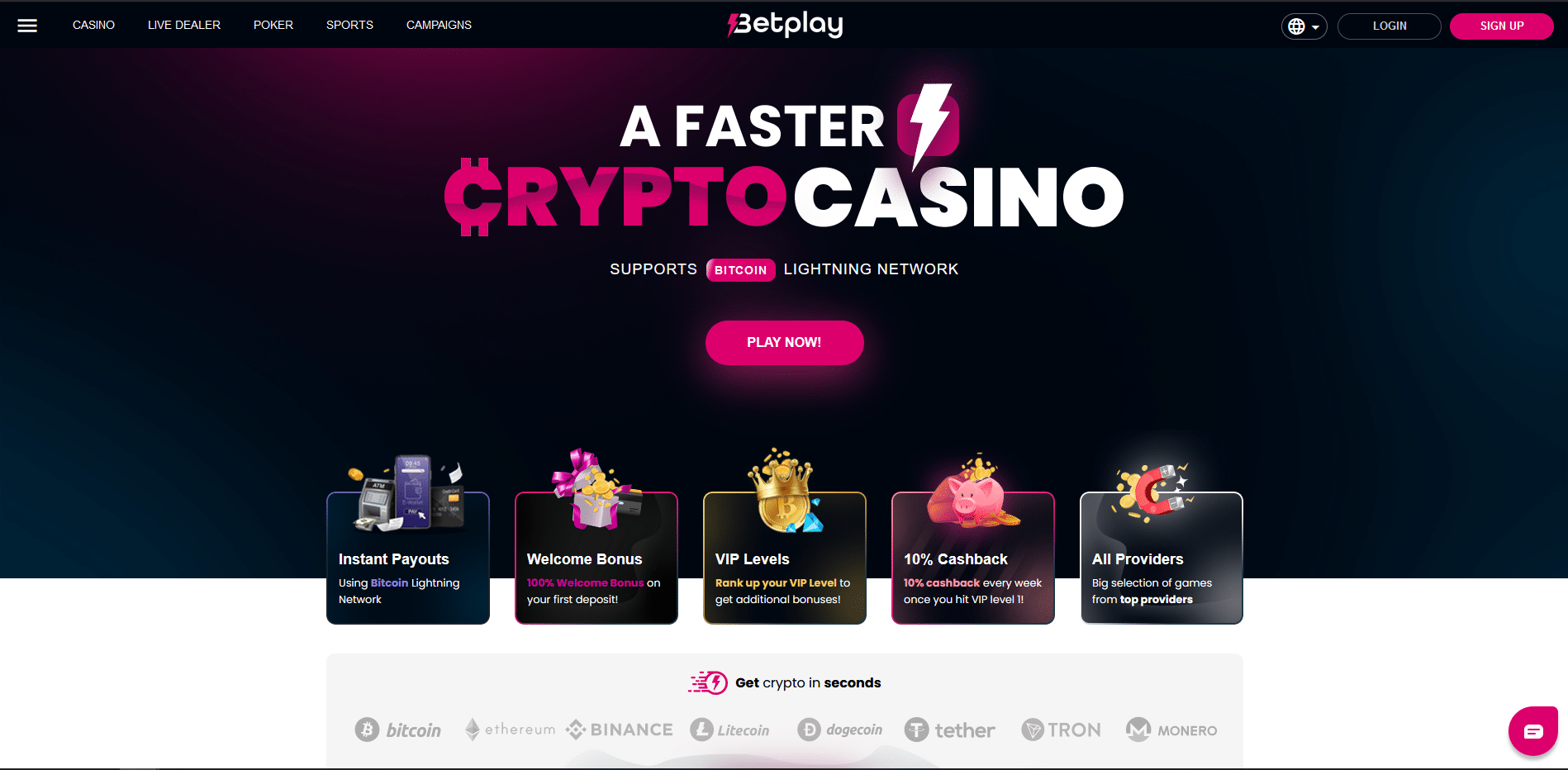 Μπόνους και προσφορές Casino Betplay